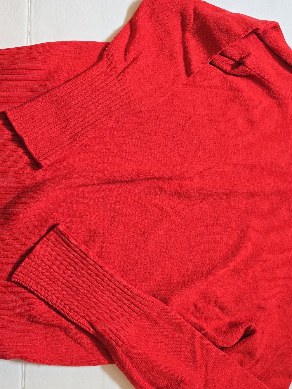French Connection Bright Red Turtleneck Sweater